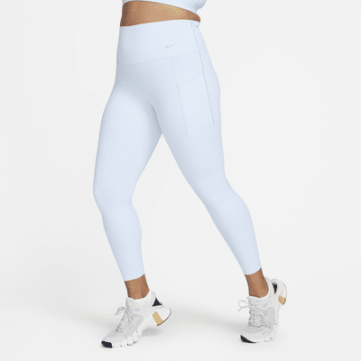 Leggings de 7/8 de tiro alto y sujeción media con bolsillos para mujer Nike Universa