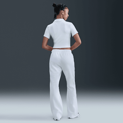 NikeCourt Heritage kurzärmliges Tennis-Poloshirt mit verkürztem Schnitt (Damen)