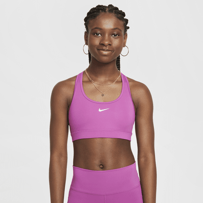 Bra deportivo para niña talla grande Nike Swoosh