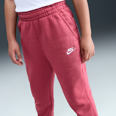 Pants ajustados de cintura alta para niñas talla grande Nike Sportswear Club Fleece