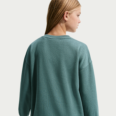 Φούτερ σε φαρδιά γραμμή Nike Sportswear Club Fleece για μεγάλα παιδιά