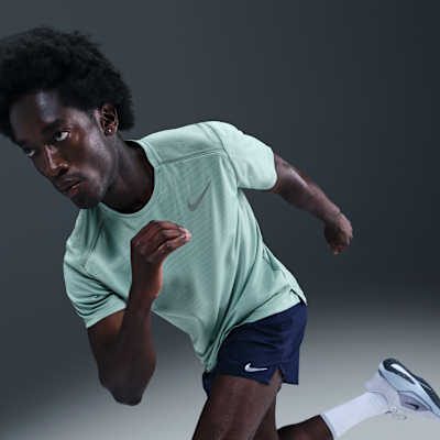 Haut de running à manches courtes Nike Miler pour Homme