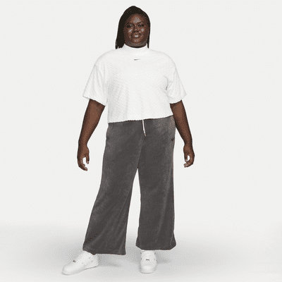 Nike Sportswear Women's High-Waisted Wide-Leg Terry Pants (Plus Size)