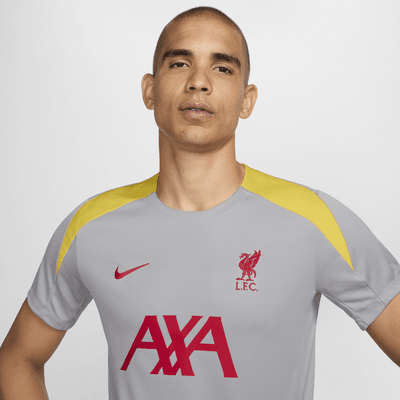 Maglia a manica corta Nike Football Dri-FIT Liverpool FC Strike da uomo – Terza