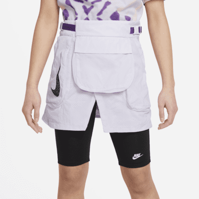 Nike Big Kids' (Girls') Convertible Cargo Skirt