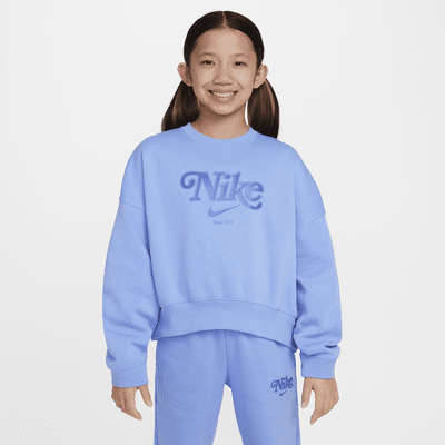 Nike Sportswear Girls' Cropped Fleece Sweatshirt