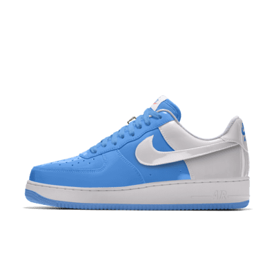 фото Мужские кроссовки с индивидуальным дизайном nike air force 1 low unlocked - синий