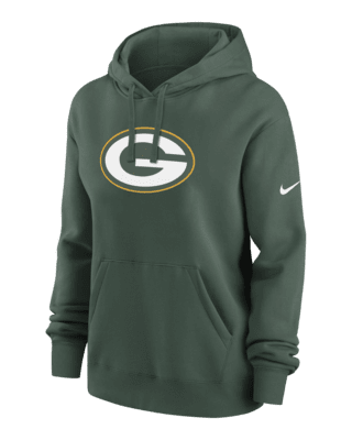 Женское худи Green Bay Packers Club Nike NFL Pullover Hoodie