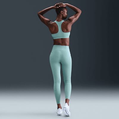 Leggings de correr de tiro alto de 7/8 con bolsillos para mujer Nike Swift