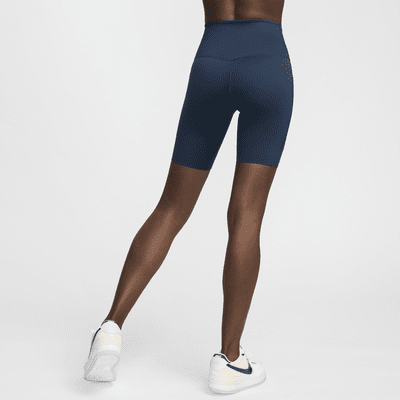 Nike Go Pantalons curts de ciclisme de cintura alta i subjecció ferma de 20 cm amb butxaques - Dona