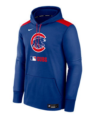 Мужское худи Chicago Cubs Authentic Collection Nike Therma MLB Pullover Hoodie