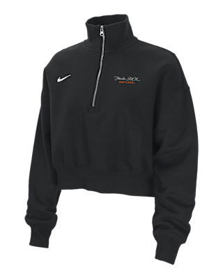 Женские  Nike College Phoenix Fleece (Florida A&M University) Cropped 1/4-Zip Pullover