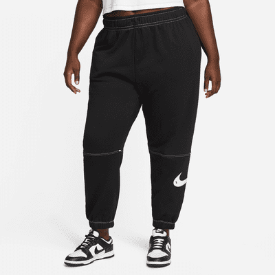 Pantaloni jogger a vita alta Nike Sportswear Swoosh (Plus size) - Donna.  Nike CH