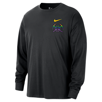 Denver Nuggets Essential City Edition Men's Nike NBA Long-Sleeve T-Shirt