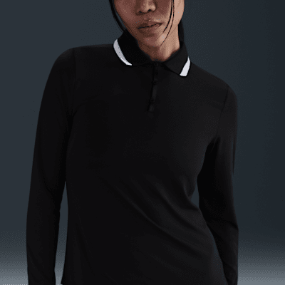 Polo de golf de manga larga Dri-FIT con protección contra los rayos UV para mujer Nike Tour