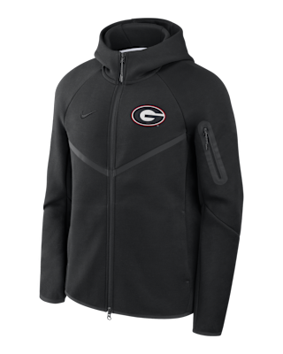 Мужская куртка Georgia Tech Fleece Windrunner Nike College Full-Zip Hooded для бега