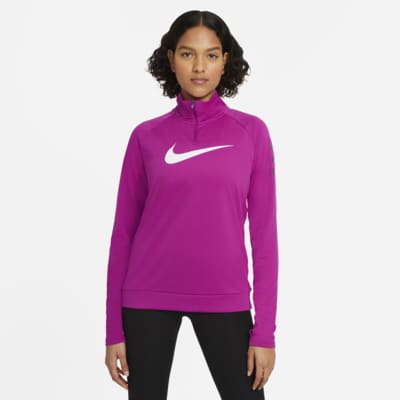 purple nike running top