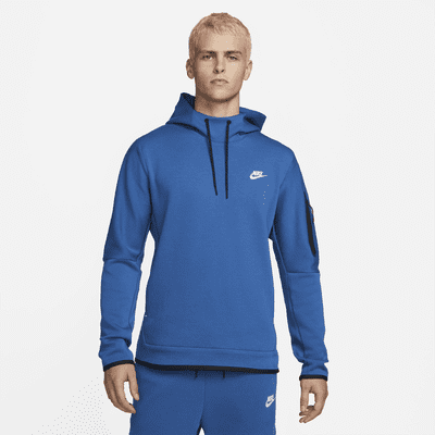 nike blue overhead hoodie