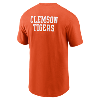 Clemson 2-Hit Stacked Men's Nike College T-Shirt