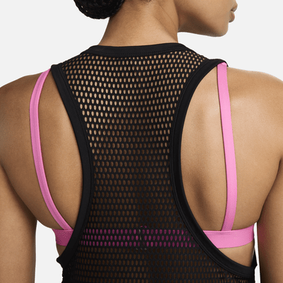 Vestido tipo salida de baño de malla para mujer Nike Swim