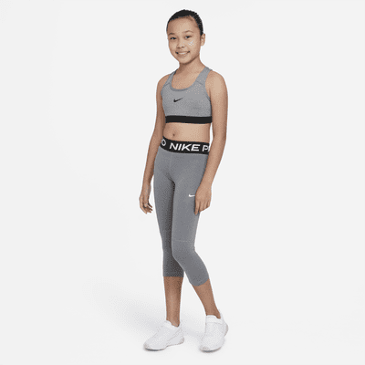 Nike Pro Big Kids' (Girls') Capri Leggings. Nike.com