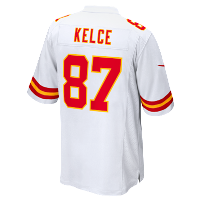 Jersey de juego Nike para hombre Travis Kelce Kansas City Chiefs