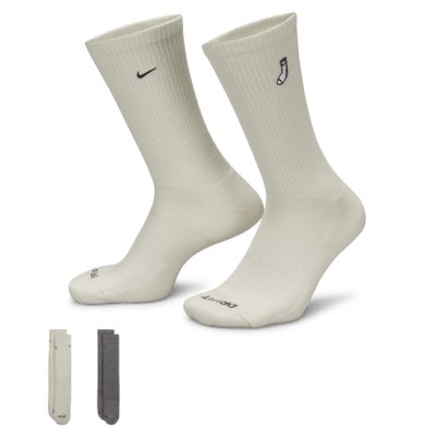 Nike Everyday Plus Cushioned Crew Socks (2 Pairs). Nike MY