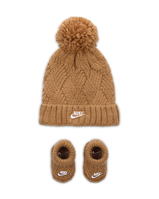 Детские ботинки Nike Baby (0-9M) Cable Knit Hat and Booties Set
