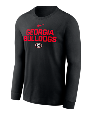 Мужская футболка Georgia Sideline Nike Dri-FIT College Long-Sleeve