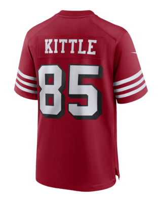 Women's San Francisco 49ers George Kittle Nike Black Game Jersey