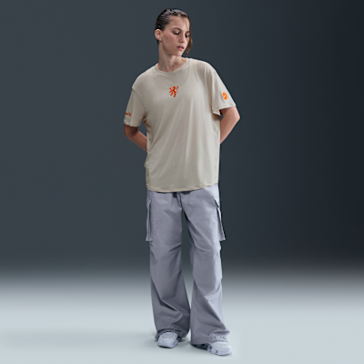 Netherlands Relaxed Women's Nike One Dri-FIT Football Short-Sleeve Top