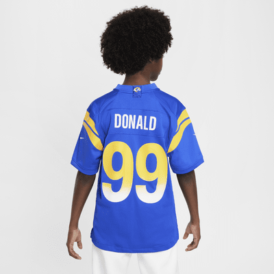 Aaron Donald Los Angeles Rams Nike NFL-wedstrijdjersey voor kids