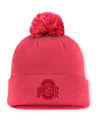 Мужские  Ohio State Primetime Campus Toned Nike College Cuffed Pom Beanie