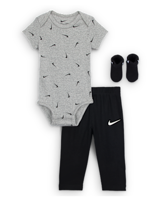 Детские  Nike Baby 3-Piece Bodysuit and Waffle Pants Set