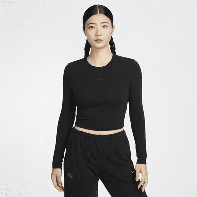 Nike Sportswear Chill Knit Women's Slim Long-Sleeve Cropped Top