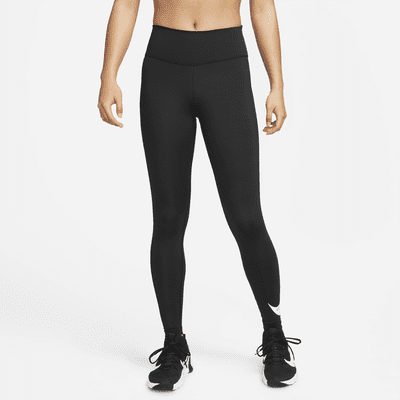Nike Women's Swoosh Run 7/8 Mid-Rise Graphic Running Leggings in