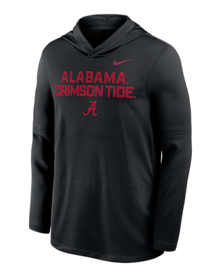 Мужские  Alabama Sideline Nike Dri-FIT College Long-Sleeve Hooded Top