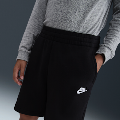 Nike Sportswear Club Fleece Big Kids' French Terry Shorts (Extended Size)