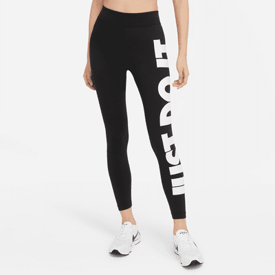 Buy Nike Women's Leg-A-See Just Do It Leggings Black in KSA -SSS