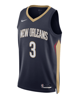 Мужские джерси New Orleans Pelicans Icon Edition 2022/23 Nike Dri-FIT NBA Swingman Jersey