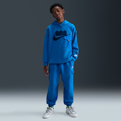 Huvtröja Nike x LEGO® Collection i oversize-modell för ungdom