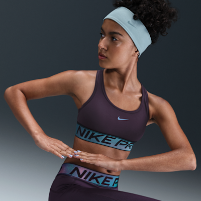 Nike Pro Swoosh Older Kids' Sports Bra with Shine Accents