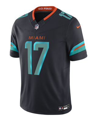 Мужские джерси Jaylen Waddle Miami Dolphins Rivalries Collection Nike Dri-FIT NFL Limited Jersey
