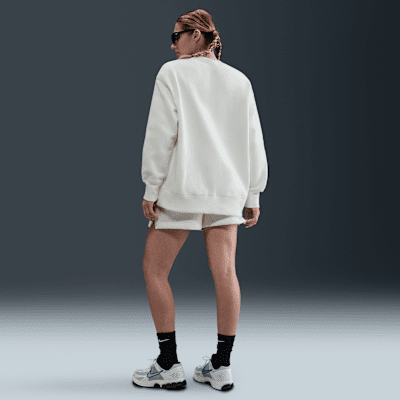 Sweatshirt i oversized-passform med rund hals Nike Sportswear Phoenix Fleece för kvinnor
