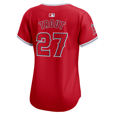 Jersey Nike Dri-FIT ADV de la MLB Limited para mujer Mike Trout Los Angeles Angels