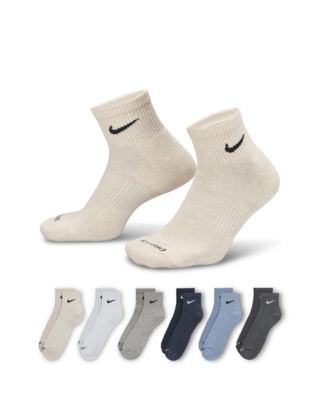 Unisex носки Nike Everyday Plus Cushioned Training Ankle Socks (6 Pairs) для тренировок