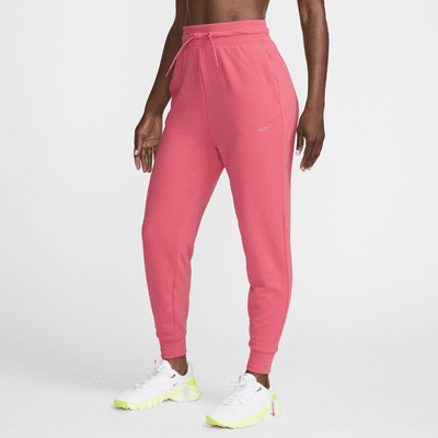 Joggers de French Terry de cintura alta de 7/8 para mujer Nike Dri-FIT One