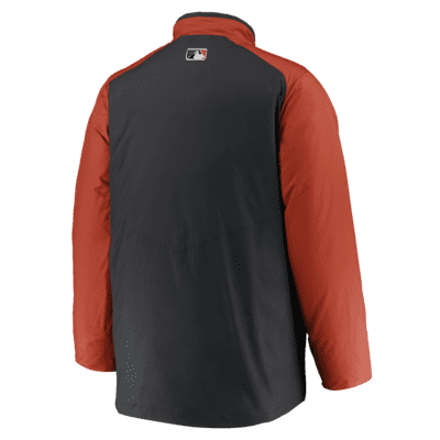 Chamarra de cierre completo para hombre Nike Dugout (MLB Baltimore Orioles)