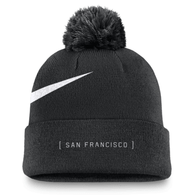 San Francisco Giants Peak Men's Nike MLB Cuffed Pom Beanie