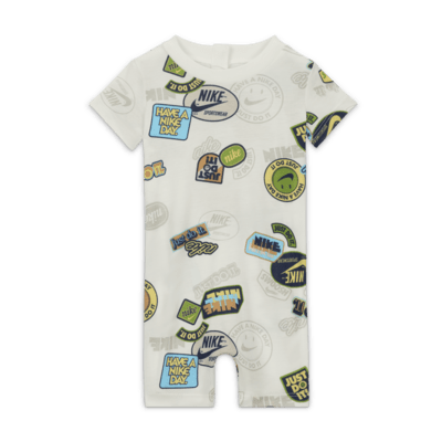 Nike Sportswear Baby (0-9M) Printed Tee Romper